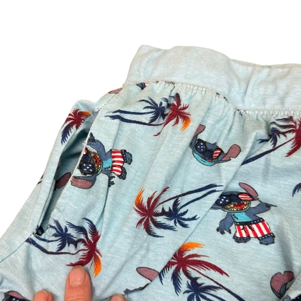 Disney LILO and Stitch Blue Pajamas Pants Size Medium - Picture 4 of 10